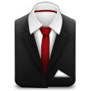 Manager Red Tie Icon